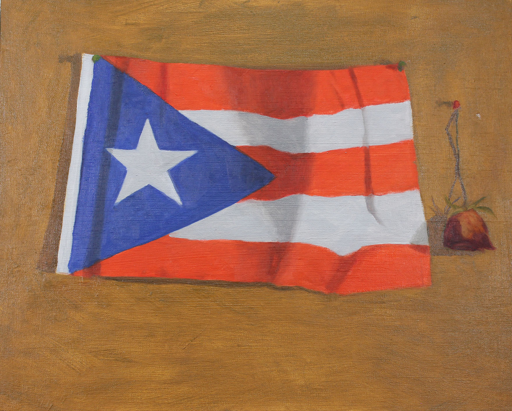 2024 PR Flag w Rose